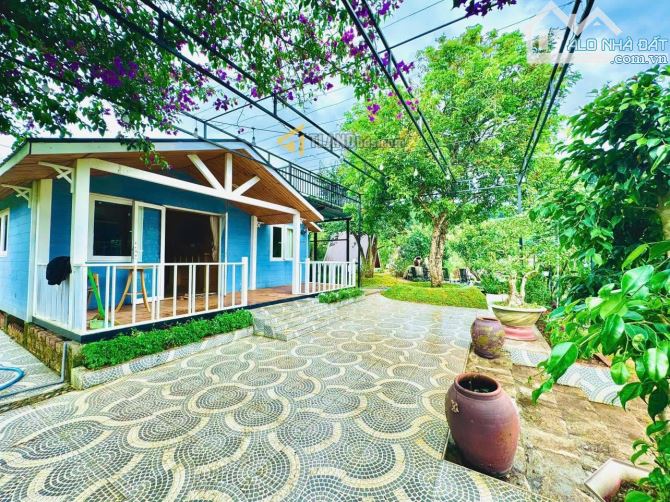 Homestay Đà Lạt 2000m2 sân vườn đẹp gồm 1 villa 4 bungalow hồ cá giá chỉ 12.5 tỷ - 16