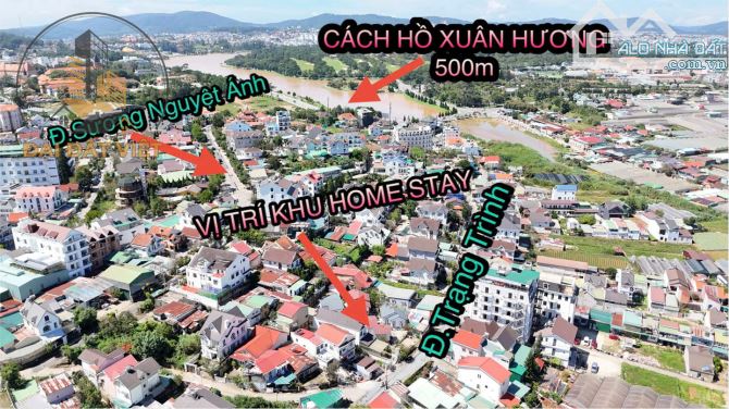 Bán Khu Homestay Đường Trạng trình, P9, Đà Lạt - 57 tỷ - 2