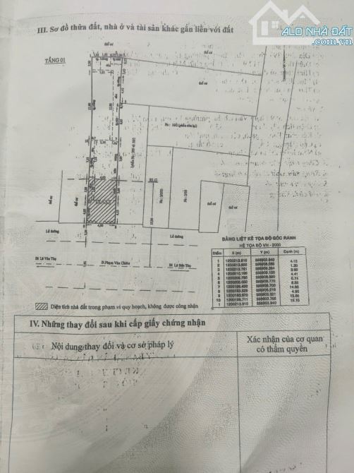 Bán nhà hiếm mặt tiền ngã tư 2 đường lớn Phạm Văn Chiêu và Lê Văn Thọ 5x31m chính chủ - 2