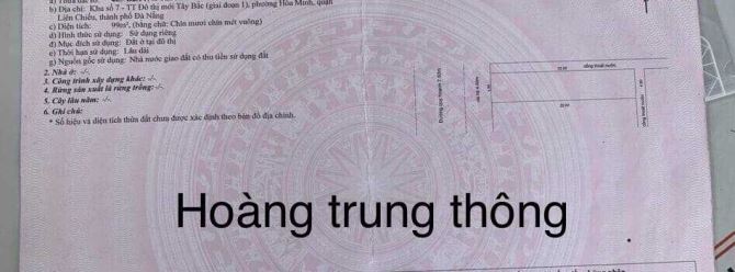 💎Cần bán lô đất MT( Kẹp Cống)đường Hoàng Trung Thông,P Hoà Minh,Quận Liên Chiểu.Đà Nẵng - 3