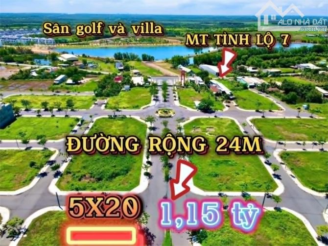 114M2,ĐƯỜNG 24M, KĐT HƯNG LONG RESIDENCE, SHR, CHỈ 1,2 TỶ - 3