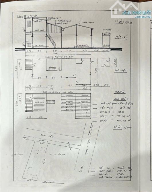 BÁN NHÀ ĐƯỜNG MẠC THIÊN TÍCH NGANG 9,3M - 4