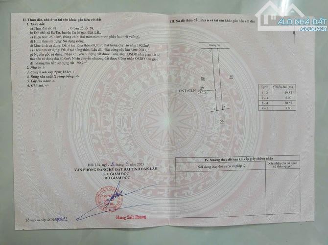 cần tiền tiêu tết hạ giá bán 3 nền đất thổ cư xã Ea tar Cư M’gar Đăklak - 4