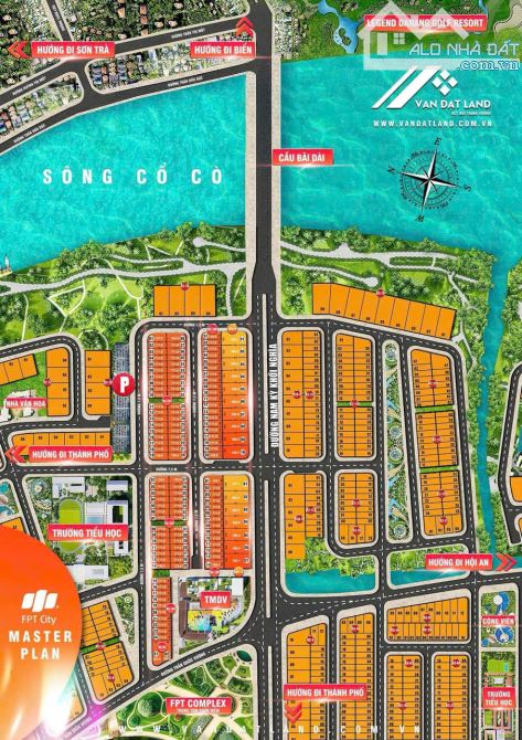 BÁN ĐẤT 111M2 TẠI KĐT FPT CITY- 4 TỶ - SONG SONG TRỤC CHÍNH NAM KÌ KHỞI NGHĨA