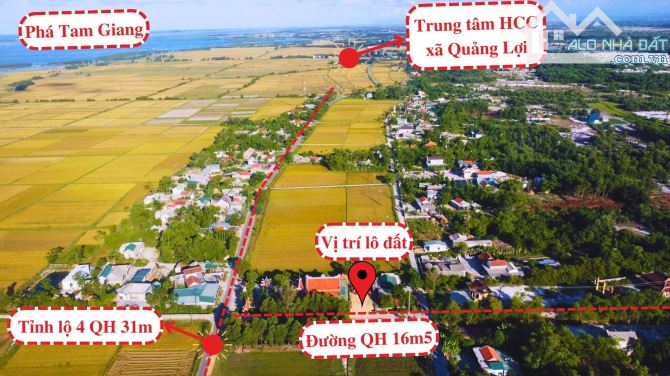 💥💥Đầu tư đất Quảng Lợi mặt tiền đường QH 16m5 cách Tỉnh lộ chỉ vài bước chân😲😲😲