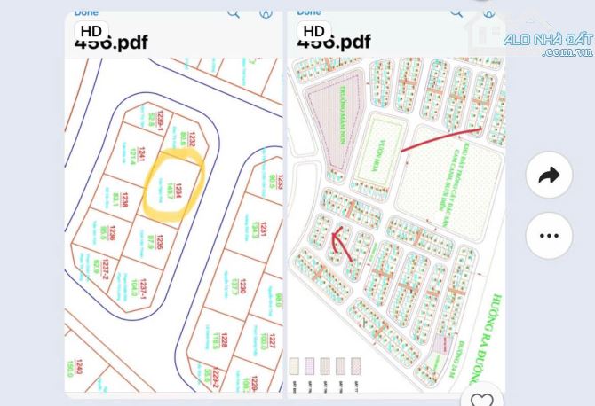 chính chủ gửi bán lô đất dịch vụ vân canh diện tích 55,2m , MT: 5,52m giá 8tỷ 500