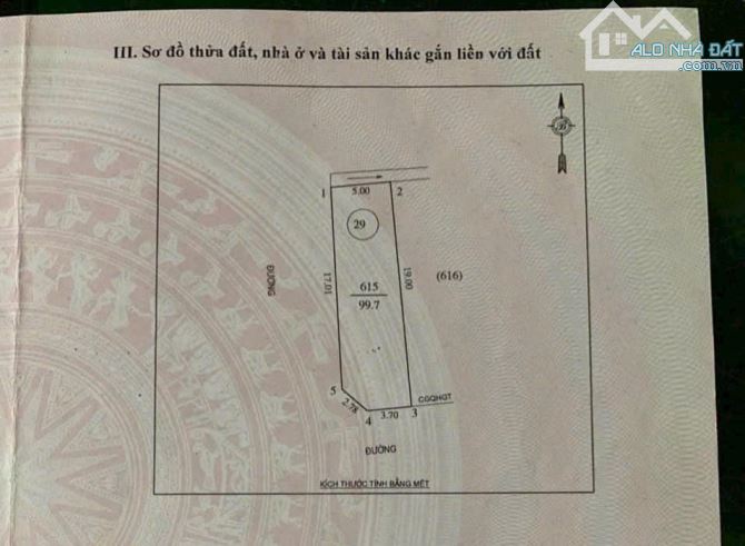 Bán 100m2 đất Lô Góc Xóm Hoà Tiến - Hưng Lộc