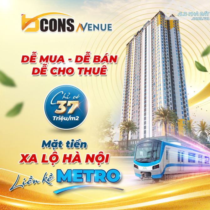 Đầu tư căn hộ Bcons 1.6 tỷ/căn, nhận ngay HĐT 14tr/tháng, NH hỗ trợ 5.8%/năm