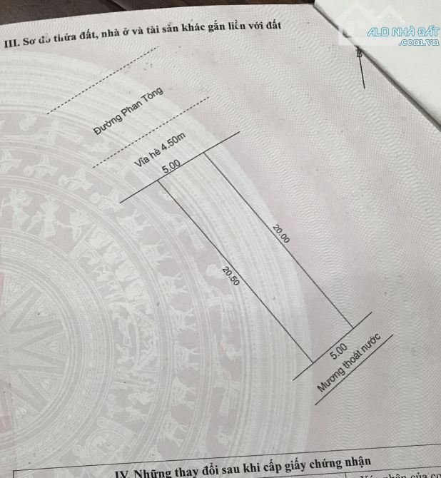 Bán lô Đất MT Đường 7.5m Phan Tòng. Hòa Hải. Thông biển Trường Sa. Giá chỉ 4 tỷ TL