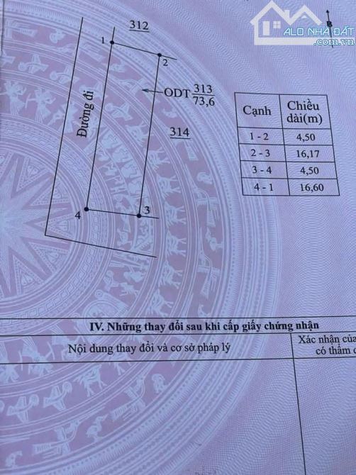 Cần bán lô đất 2 diện đường, Dt. 74m2(4,5x16,5)m, Phường Quảng Phú, TP Quảng Ngãi