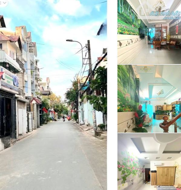 NHÀ ĐẸP - SÁT MT ĐƯỜNG - GÒ XOÀI - BÌNH TÂN - 68M2 - 4TẦNG - 5PN,6WC - HẺM 5M