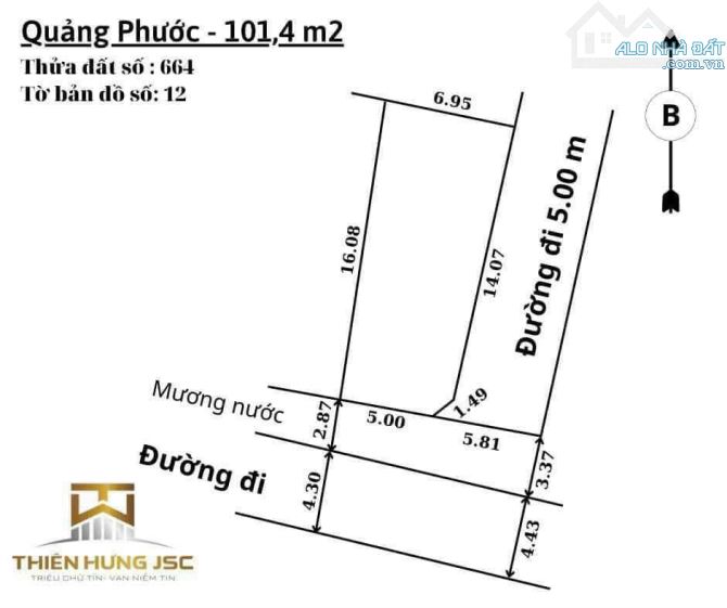 Quảng Phước 2 mặt tiền - Cạnh trường tiểu học và mầm non, khu đông dân cư giá 350tr - 1