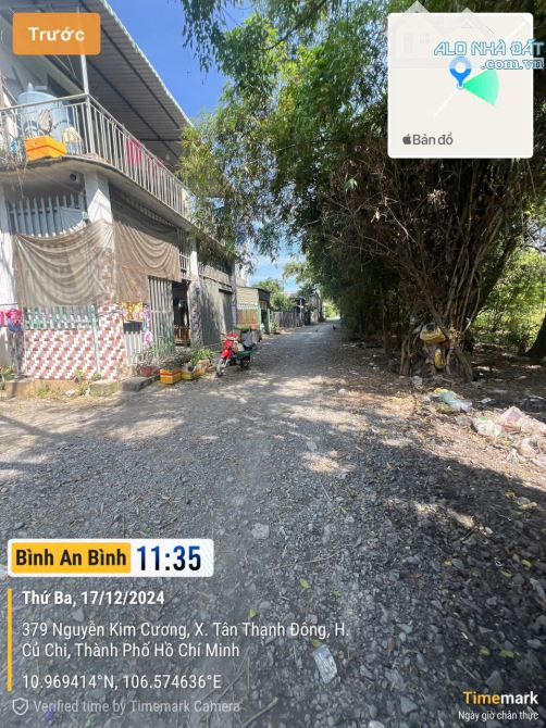 Bán đất Tân Thạnh Đông, Củ Chi, đường xe tải Nguyễn Kim Cương vào 100m, 5x20, 100m2, 1.9tỷ - 1