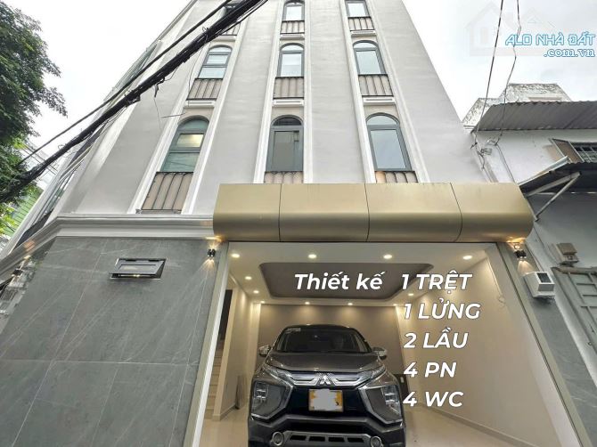 ⭐️ TRUNG TÂM BÌNH THẠNH 💥 4 TẦNG BTCT FULL NỘI THẤT ⭐️ 52m2 - HẺM XE HƠI NGỦ TRONG NHÀ💥 - 1