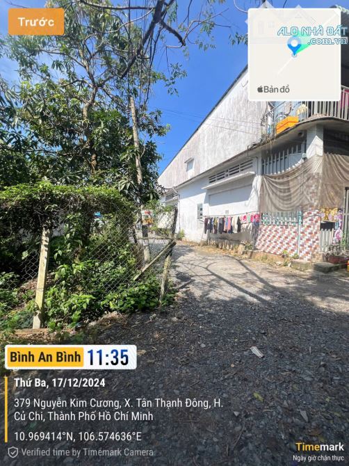Bán đất Tân Thạnh Đông, Củ Chi, đường xe tải Nguyễn Kim Cương vào 100m, 5x20, 100m2, 1.9tỷ - 2