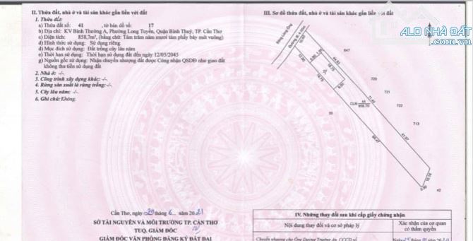 ĐẤT DIỆN TÍCH VUÔNG ĐẸP 10x100m GẦN TRƯỜNG ĐH FPT CHỢ, THÍCH HỢP XÂY Ở CHO THUÊ - 5