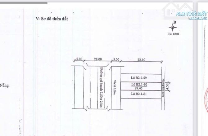 Bán 5 lô liền kề mặt tiền An Dương Vương, gần Sông Hàn, vị trí đẹp, đường 30m - 7