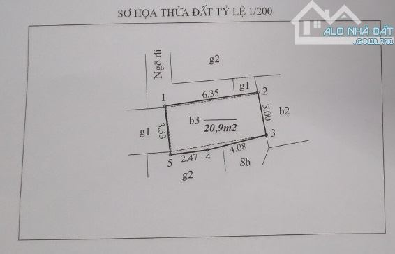 Bán nhà Bạch Mai giá rẻ 21M- 4 Tầng, +1,89 Tỷ 2PN thoáng, gần phố