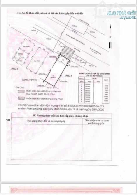 6 Tầng 198m2 có 29 tỷ Nguyễn Ảnh Thủ Tân Chánh Hiệp Quận 12 TP. Hồ Chí Minh