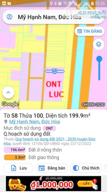 BÁN DÃY TRỌ 11 PHÒNG , THU NHẬP 11 TRIỆU/ THÁNG 200M2 GIÁ 2 TỶ 350 - 1