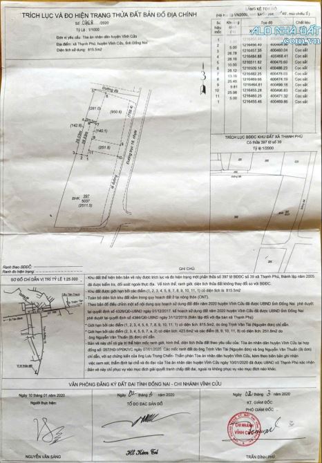 Bán 890m2 Đất Mặt Tiền Đường Nhựa Trục 16 Vĩnh Cửu Đồng Nai Giá 8 Tỷ 5 - 1