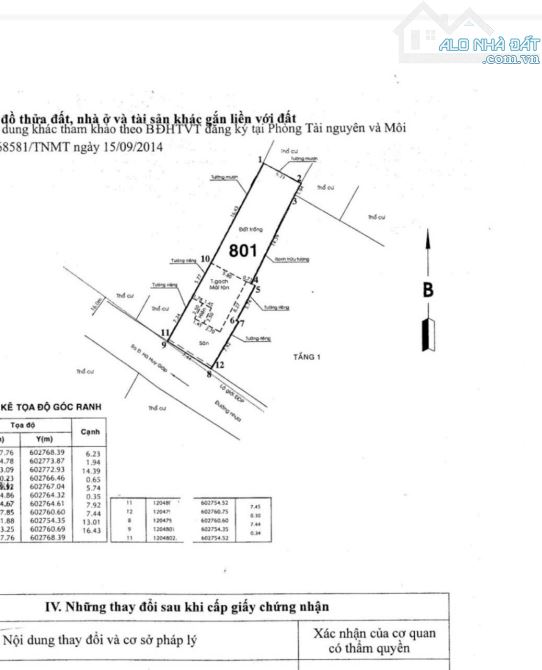 Bán nhà mặt tiền đường TL50, Q12. DT 7,4x30m, CN 202,4m, giá 5,7tỷ - 3