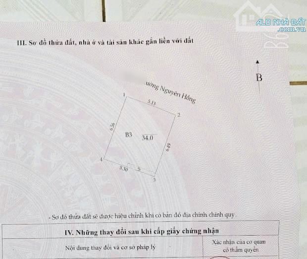 Bán nhà phân lô oto chạy vòng quanh phố Nguyên Hồng, Đống Đa. DT36m2 4T, MT5.2m. Gần phố. - 4