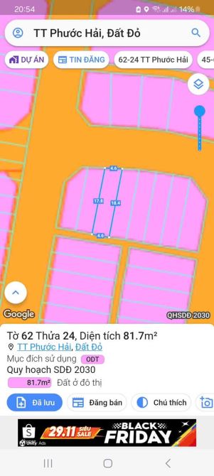 TĐC Phước Hải đường Lê Lai, 81m2 full TC đường nhựa mt ngoài, ra biển 500m chỉ 2tỷ080 - 5