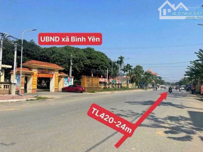 Chính Chủ Cần Bán 93m2 Tuyến 2 đường TL420,ngay cạnh UBND và trường C2