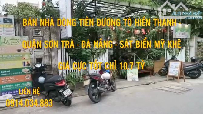 BÁN NHÀ DÒNG TIỀN TÔ HIẾN THÀNH SƠN TRÀ - SÁT BIỂN MỸ KHÊ, GIÁ CHỈ 10.7 TỶ