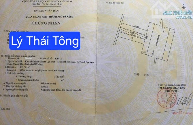 🔴💥Bán đất đường Lý Thái Tông - Đường rộng 15m thông biển