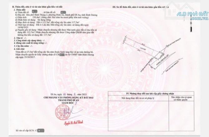 Bán dãy trọ 5.5x40m, mặt tiền đường Vàm Suối p.Bình An gần chợ, thu nhập 15tr/th - 1