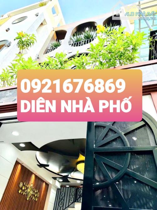 SIÊU PHẨM MẶT TIỀN CHỢ PHẠM VĂN BẠCH - PHƯỜNG 12 .GV  + DT 64M2 - 5 X 13 ....4 TẦNG - CHỈ - 1