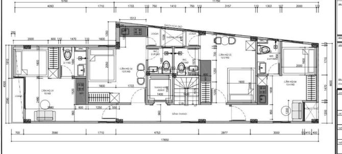 Căn hộ DV Quang Tiến - 85m2 x 7 tầng Thang Máy - 20 phòng Full đồ khékín- thu 100 tr/ thg - 1