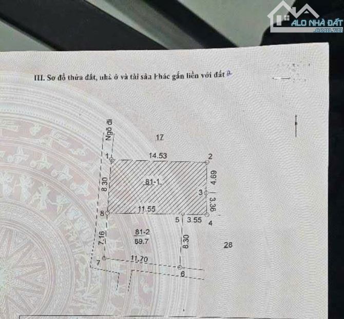 Bán đất Đa Sỹ(Hà Đông, HN),90m2,cách oto tránh 30m, lô góc, nở hậu, mặt tiền rộng,chỉ 9tỷ - 2