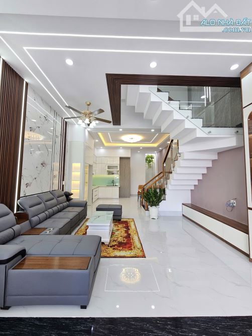 4,5Tỷ TL🔥Bán nhà 80m2_1Trệt 2Lầu, Đúc 3Tấm, Sân ô tô_KDC p.An Phú, Tp.Thuận An - 2