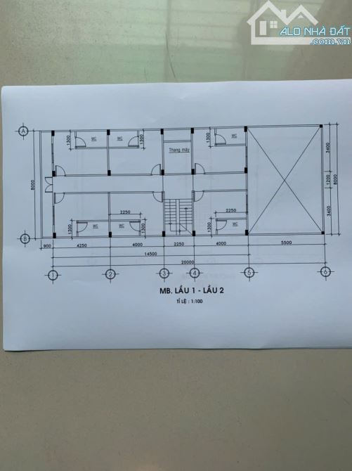 Toà nhà gần trần trọng cung. DT 8x20. Trệt 4 Lầu, ST 25 phòng Full . Giá 21 tỷ có thangmay - 2