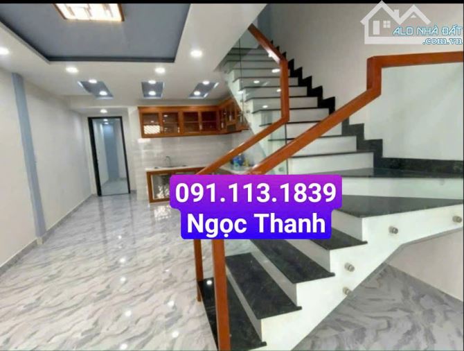 $ Cho Thuê Nhà Mới Xây- HXH Hoà Bình, P Hoà Thạnh, 3PN, chỉ 12Tr $ - 1