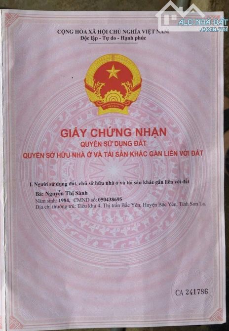 Bán Đất Tặng Nhà Cho Thuê trọ 6 tr/1 Tháng tai Ngọc Giả Ngọc Hòa - 1