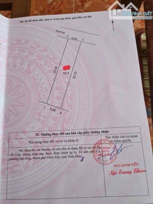 Bán đất Phù Trì- Kim Hoa-ngõ thông ô tô 82m=giá đàm phán - 2