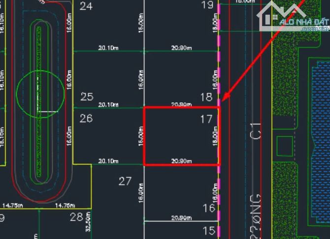 Bán Đất Mặt Tiền Đường Nguyễn An Ngay UBND TP. Thủ Đức DT 16x21m CN 344m Giá chỉ 3xx Tr/m - 2