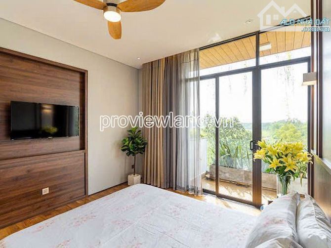 Villa cho thuê tại khu Villa Thủ Thiêm, Thạnh Mỹ Lợi, 217m2, 1 hầm + 4 tầng, 3PN - 2