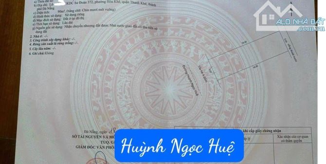 💎Cần bán lô đất MT Huỳnh Ngọc Huệ, Quận Thanh Khê, Đà Nẵng. - 3