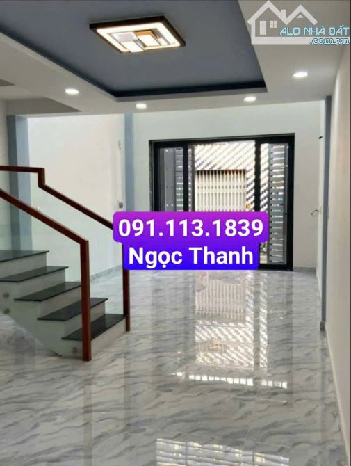 $ Cho Thuê Nhà Mới Xây- HXH Hoà Bình, P Hoà Thạnh, 3PN, chỉ 12Tr $ - 4