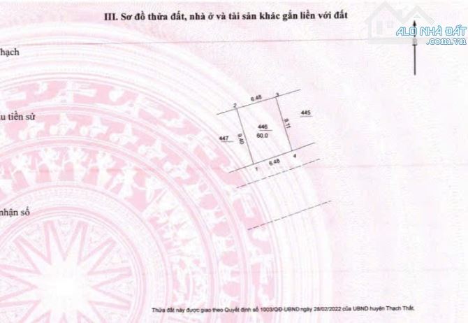 Tái Định Cư Bắc Phú Cát Vị trí trung tâm hoà lạc