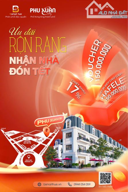 CHỈ TỪ 2TỶ3 SỞ HỮU SHOPHOUSE DỰ ÁN PHÚ XUÂN CITY “ƯU ĐÃI RỘN RÀNG – NHẬN NHÀ ĐÓN TẾT”