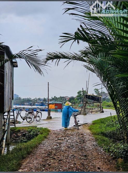 Biệt thự View Sông Thu bồn. hoàn toàn thổ cư. 265m2. ngang 10. tách sẵn 2 lô. sẵn sổ đỏ. - 1