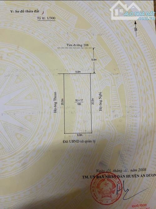 🔥🔥🔥180m mặt đường 208 Vĩnh Khê __An Đồng__An Dương TP Hải Phòng 9,x tỷ - 2