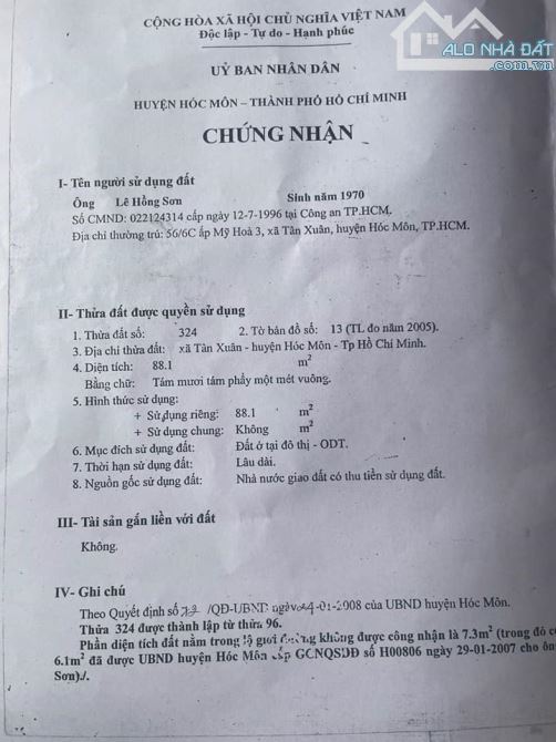 Gia đình nhà tôi bán gấp lô đất 88m2 ngay Lê Thị Hà giá 1,58 thương lượng - 3