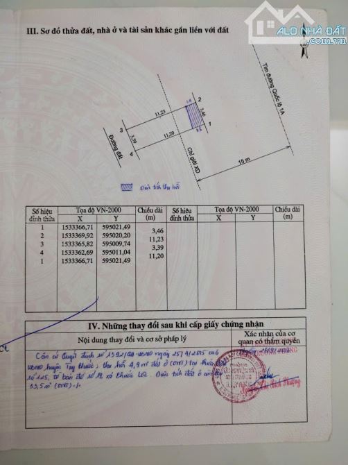 Bán nhà 1 mê mặt tiền đường QL1A lộ giới 36m giá 1ty300 - 5